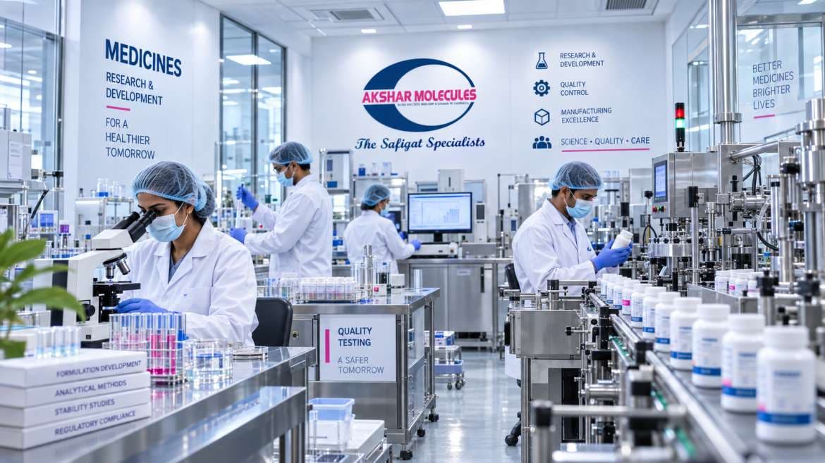 Akshar Molecules Group In-House QC Laboratory Environment